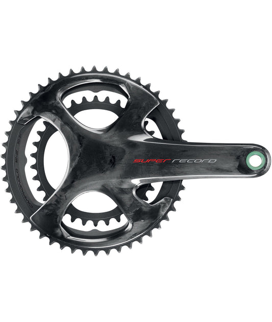 Pédalier Campagnolo Super Record Ultra-Torque TI Carbon 12v.