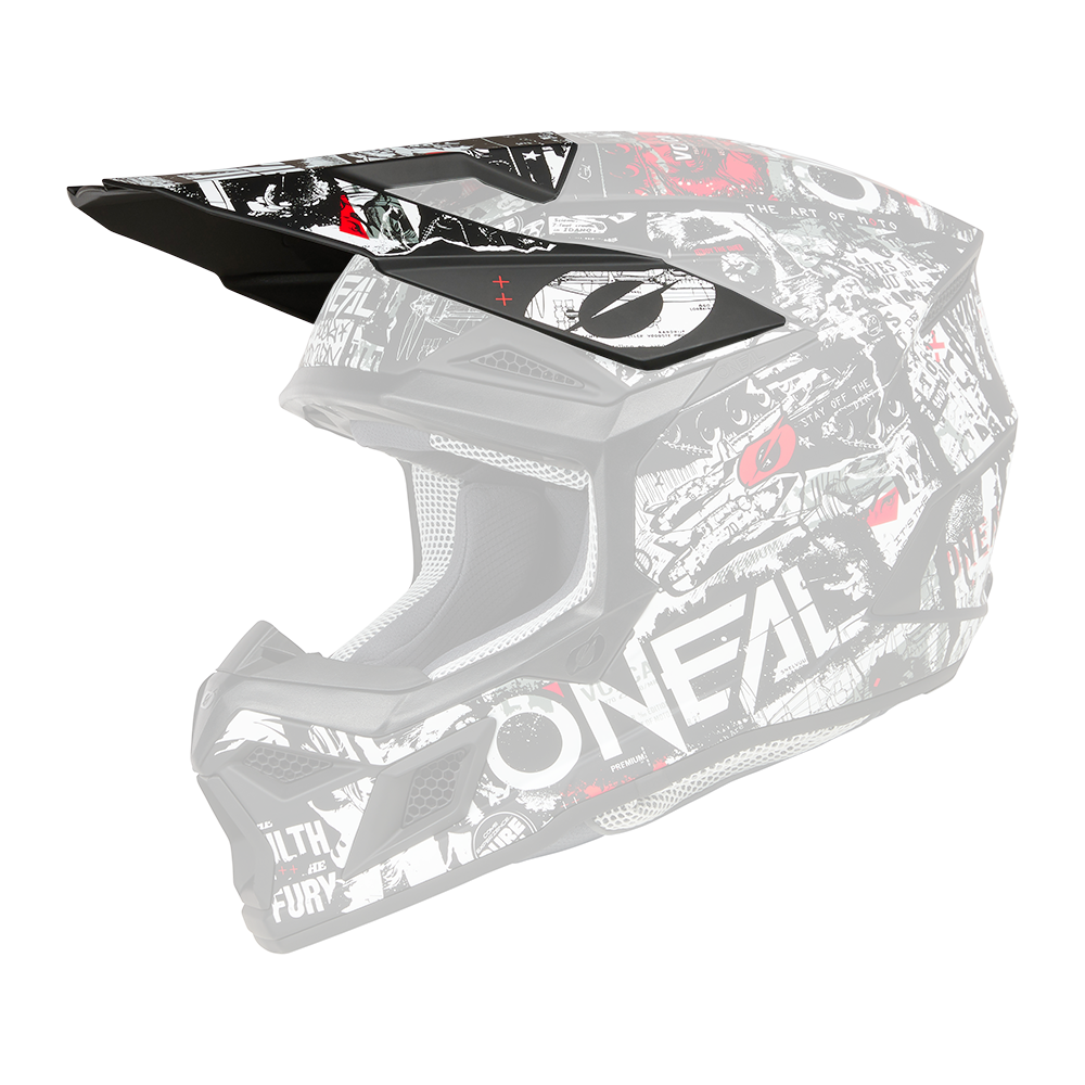 Spare visor for 3SR Attack helmet