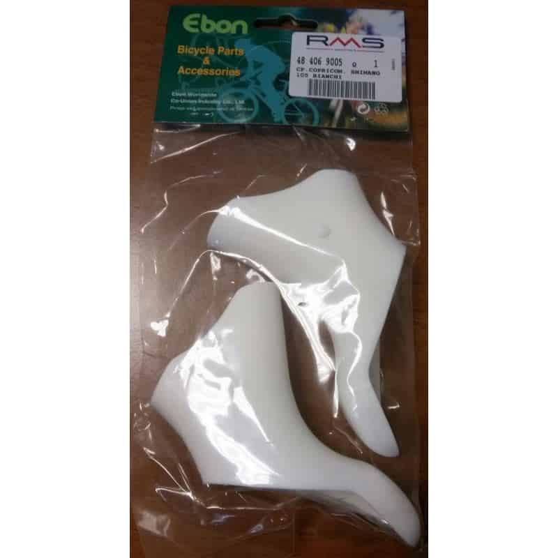 Casal copricomandi ebon shimano 105, branco