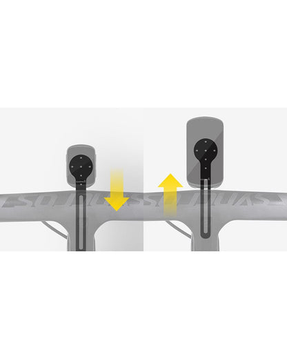 Front support for Topak UTF Multi-Mount computer cycle