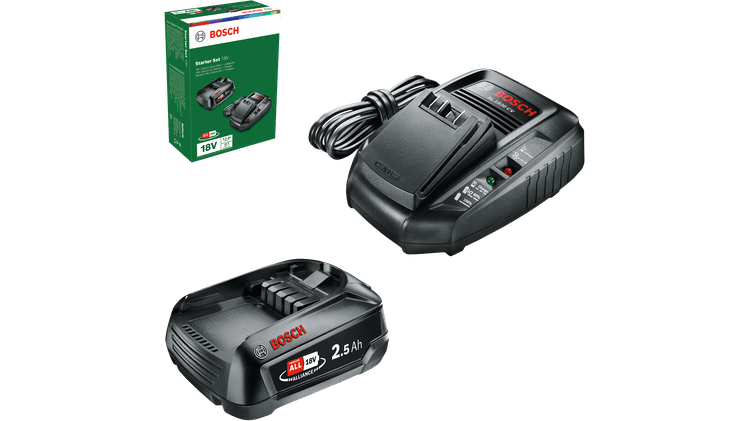 Bosch Retter Set 18 V litium -akku + laturi