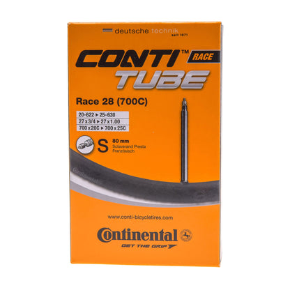 Cameră de aer continent Conti Tube Race 700 × 20/25 Presta 60mm Supapă