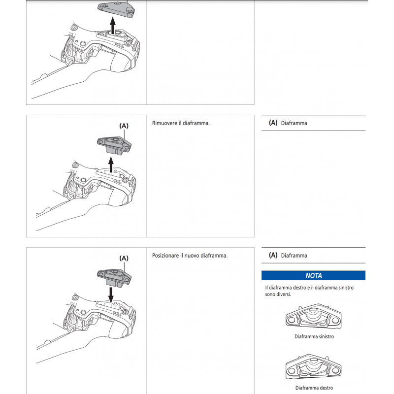 Shimano ST-R9120 DIEFRAGMA ESQUERDA