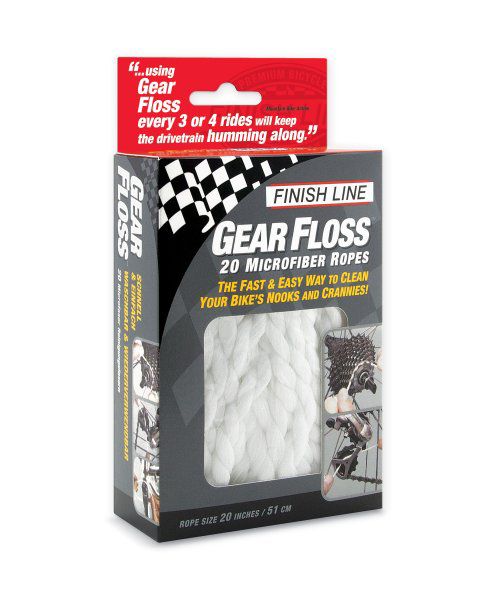 Kit 20 Spaghi i Microfiber Finish Line Gear Floss