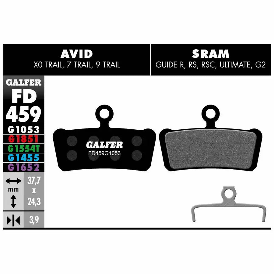 GUALFER FD459G1053 GUÍA SRAM, G2 y Avid X0 Trail Brake Ports