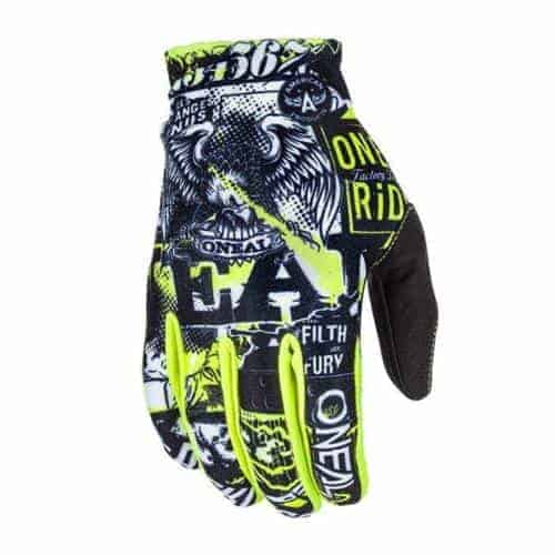 Luvas Oneal Matrix Youth Glove Attack Baby Begro-Gallo-Fluo-Bianco