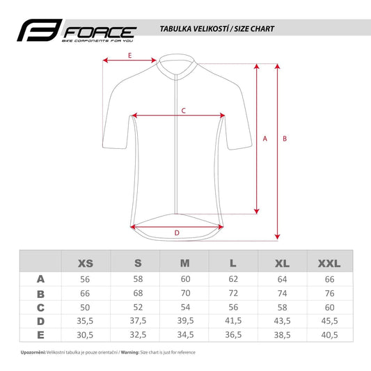 Corta Corta Force T10, chemise cycliste Nero-Bianco