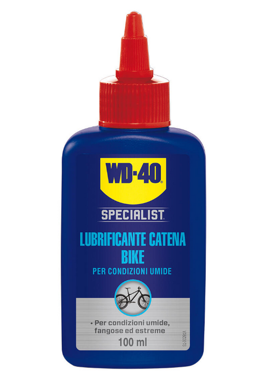 Bike WD-40 specialist bike lubricant for 100ml wet conditions