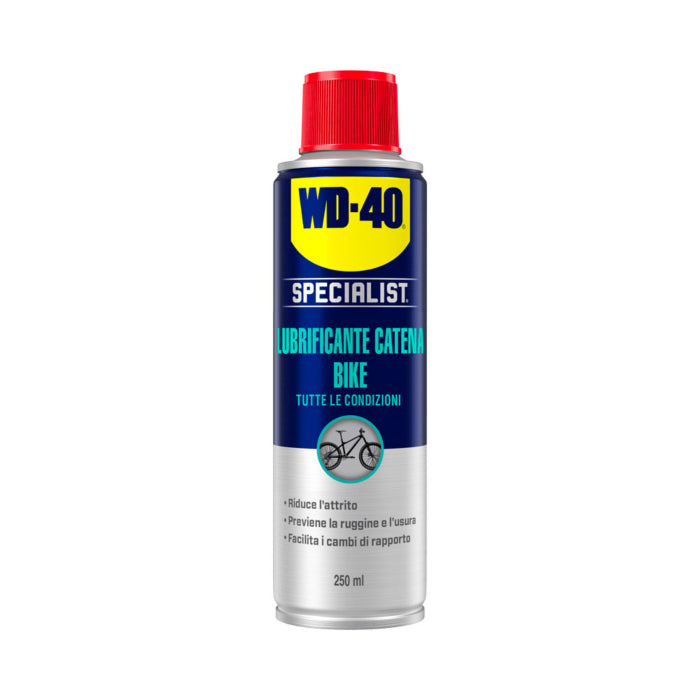 Lubrificante Catena Bike Specialist WD-40 per tutte le condizioni 250ml